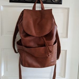 Vegan Leather Backpack